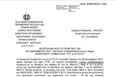 Λήψη απόφασης για την παρουσίαση δρώμενων της Πειραματικής Σκηνής του Ν.Π. και εξειδίκευση πιστώσεων.