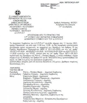 Απόφαση Περί Συμμετοχής του Ν.Π. στο 1ο Ετήσιο Φεστιβάλ Λόγου και Τέχνης και εξειδίκευση πιστώσεων