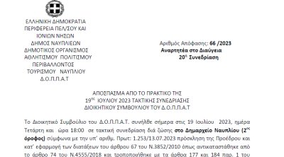Απόφαση για την έγκριση οικονομικών καταστάσεων ισολογισμού τέλους χρήσης έτους 2022 του Ν.Π