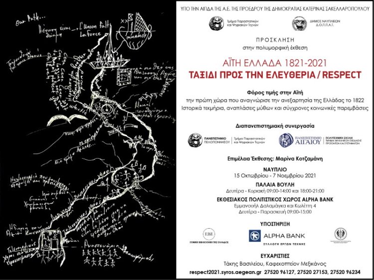 Πολυμορφική έκθεση: Αϊτή-Ελλάδα 1821 - 2021 ΤΑΞΙΔΙ ΠΡΟΣ ΤΗΝ ΕΛΕΥΘΕΡΙΑ / RESPECT
