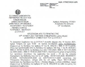 Απόφαση επί αιτήσεως περί συνδιοργάνωσης έκθεσης βιβλίου της Πανελλήνιας Ομοσπονδίας Εκδοτών Βιβλιοχαρτοπωλών Ελλάδος ( ΠΟΕΒ) με τον ΔΟΠΠΑΤ