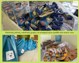 Πάνω από οχτακόσιες ( 800 ) οικογένειες παρέλαβαν σήμερα τα απαραίτητα αγαθά για το Σαρακοστιανό τραπέζι από τον Δήμο  Ναυπλιέων