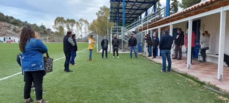 Ενημέρωση όλων για την εξέλιξη των έργων που πραγματοποιούνται στο Γήπεδο του Τολού